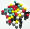 25 8mm Opaque Round Glass Mix Pack